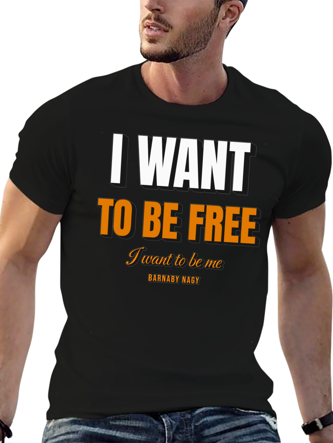 I Want To Be Free Black T-Shirt