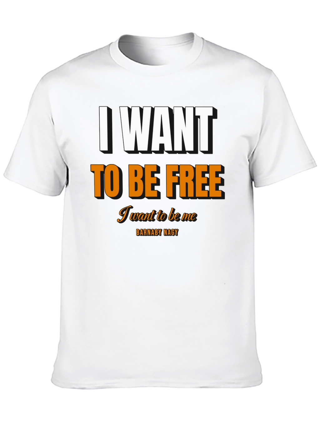 I Want To Be Free Black T-Shirt