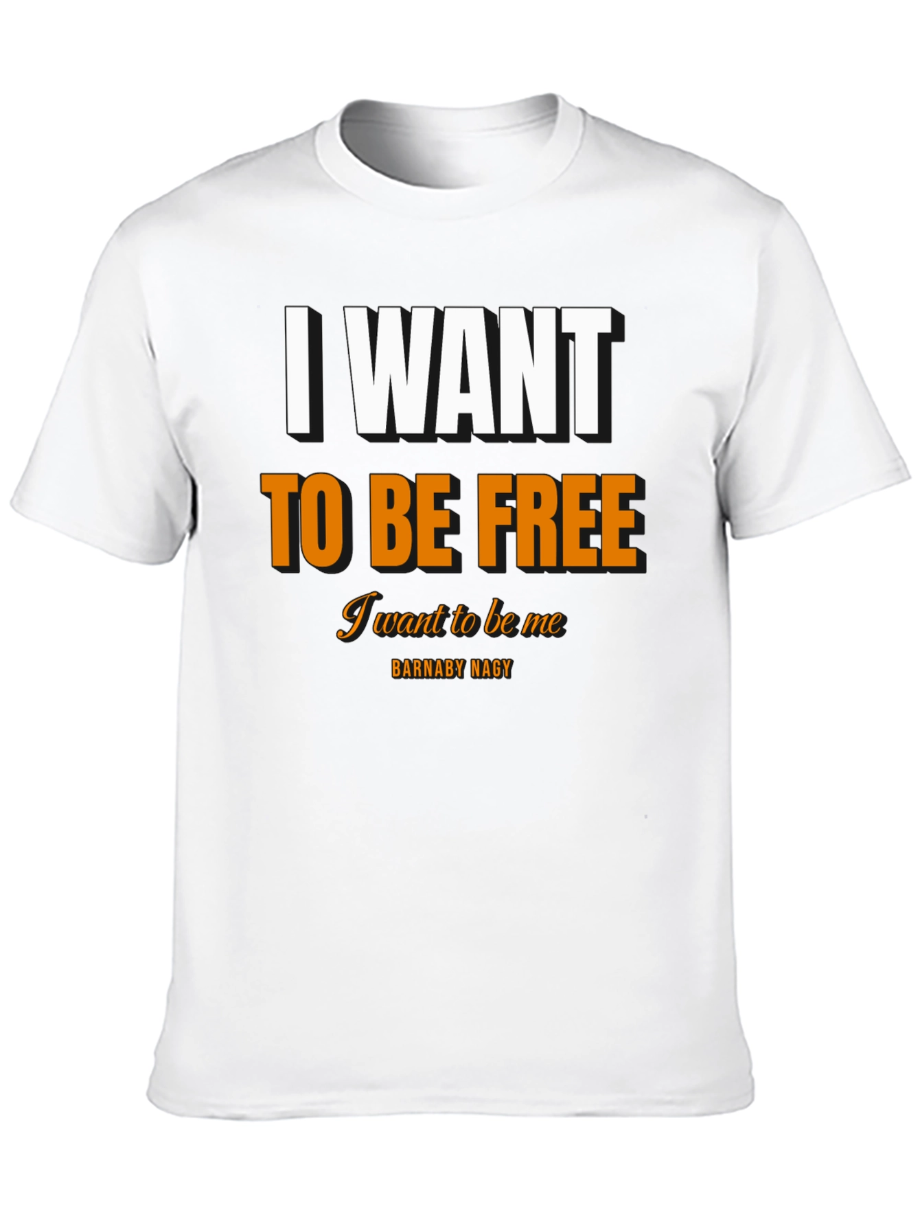 I Want To Be Free Black T-Shirt
