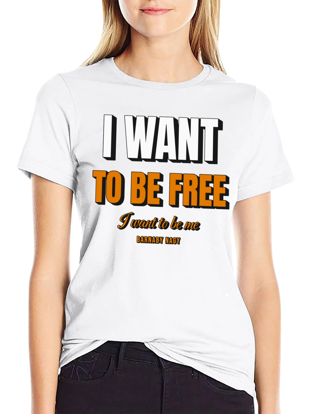 I Want To Be Free Black T-Shirt