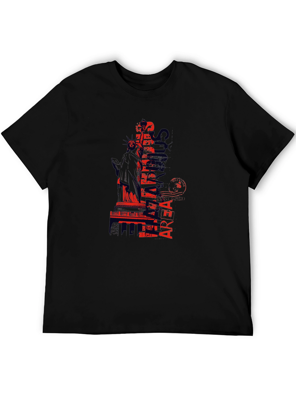 Statue of Liberty Graphic Black T-Shirt