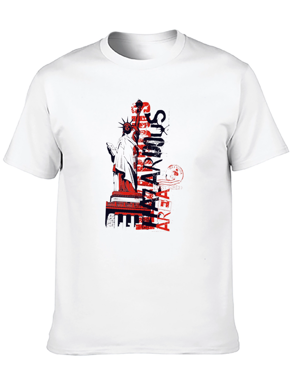 Statue of Liberty Graphic Black T-Shirt