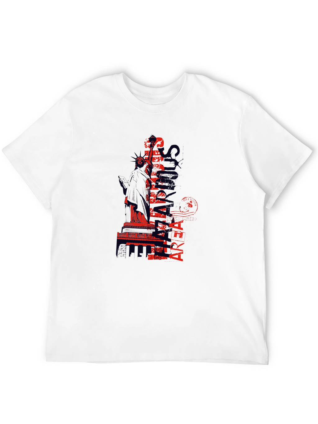 Statue of Liberty Graphic Black T-Shirt