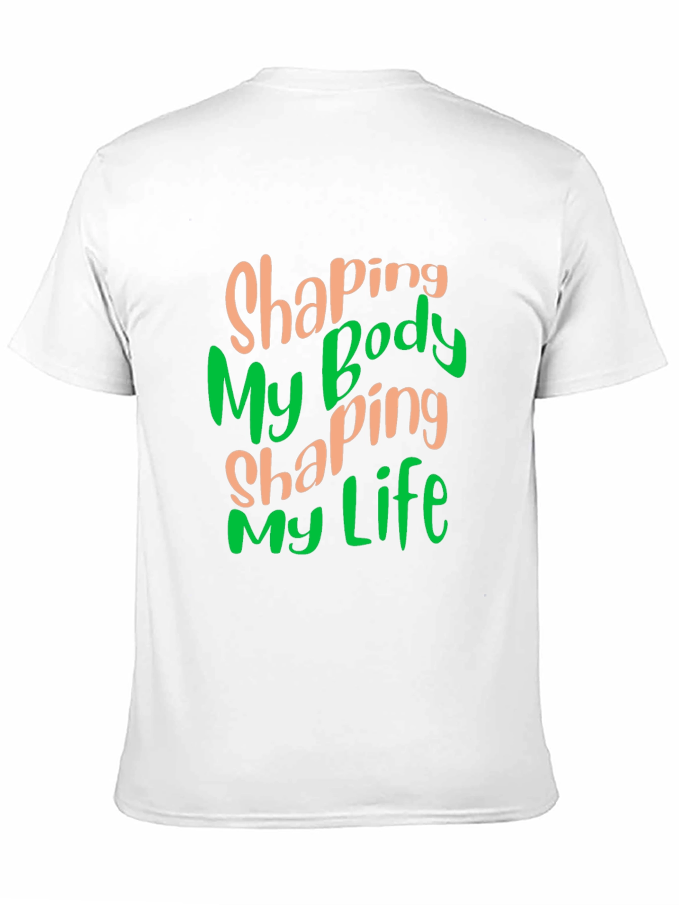 Shaping My Body Shaping My Life Black T-Shirt