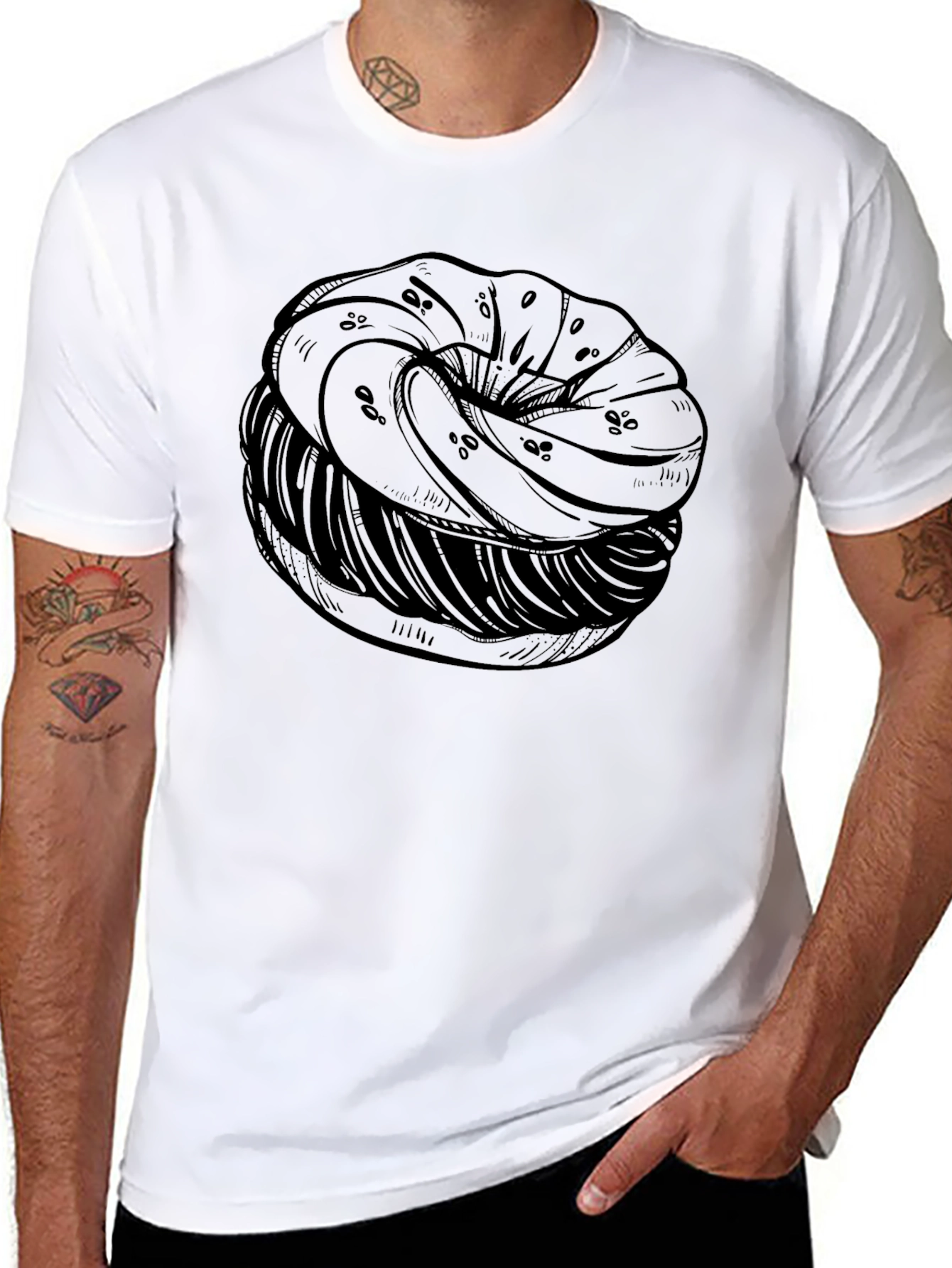 Graphic Knot T-Shirt - Unique Design Tee