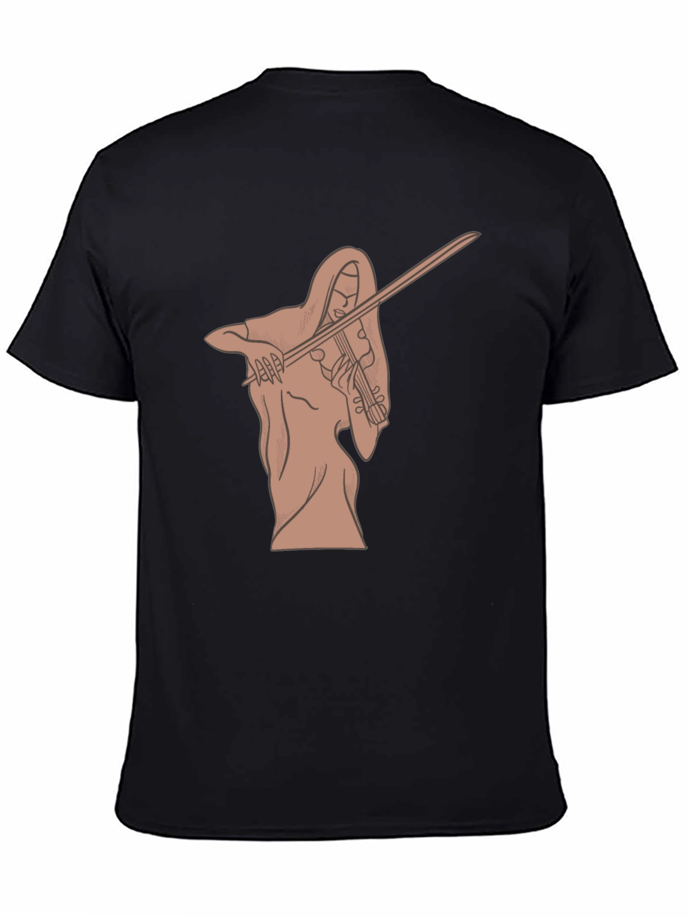 Musician Graphic Tee - Black Unisex T-Shirt