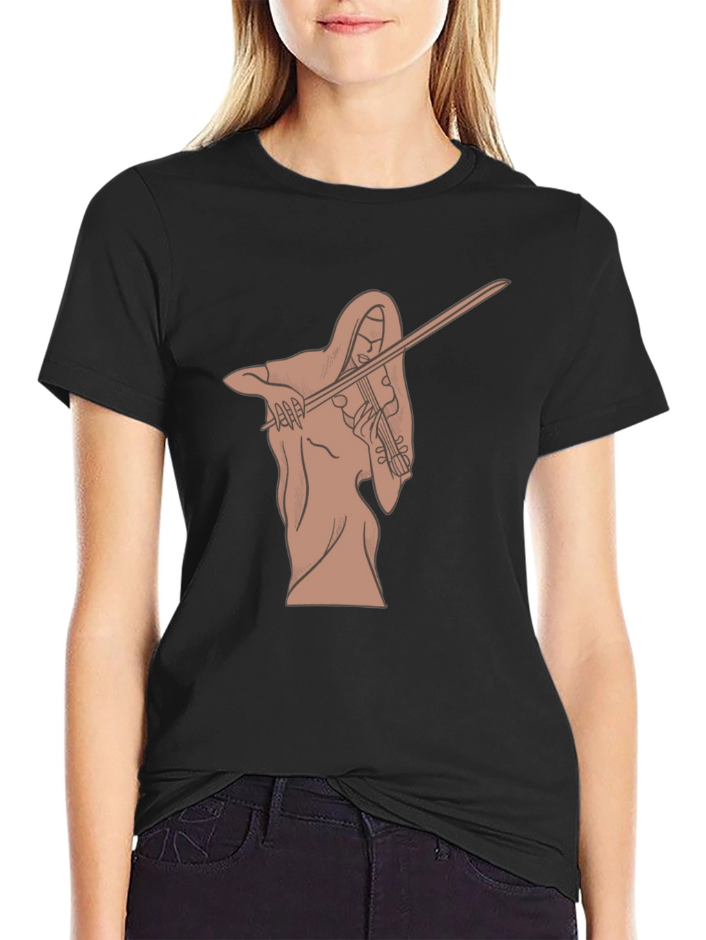 Musician Graphic Tee - Black Unisex T-Shirt