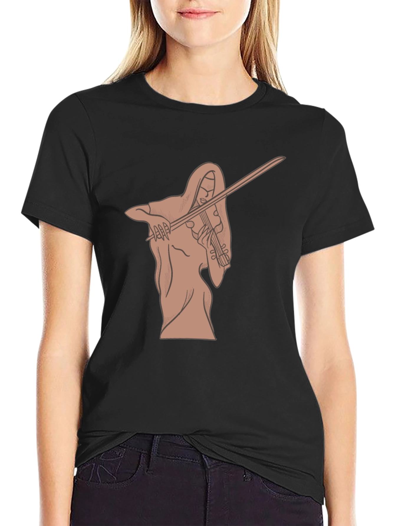 Musician Graphic Tee - Black Unisex T-Shirt