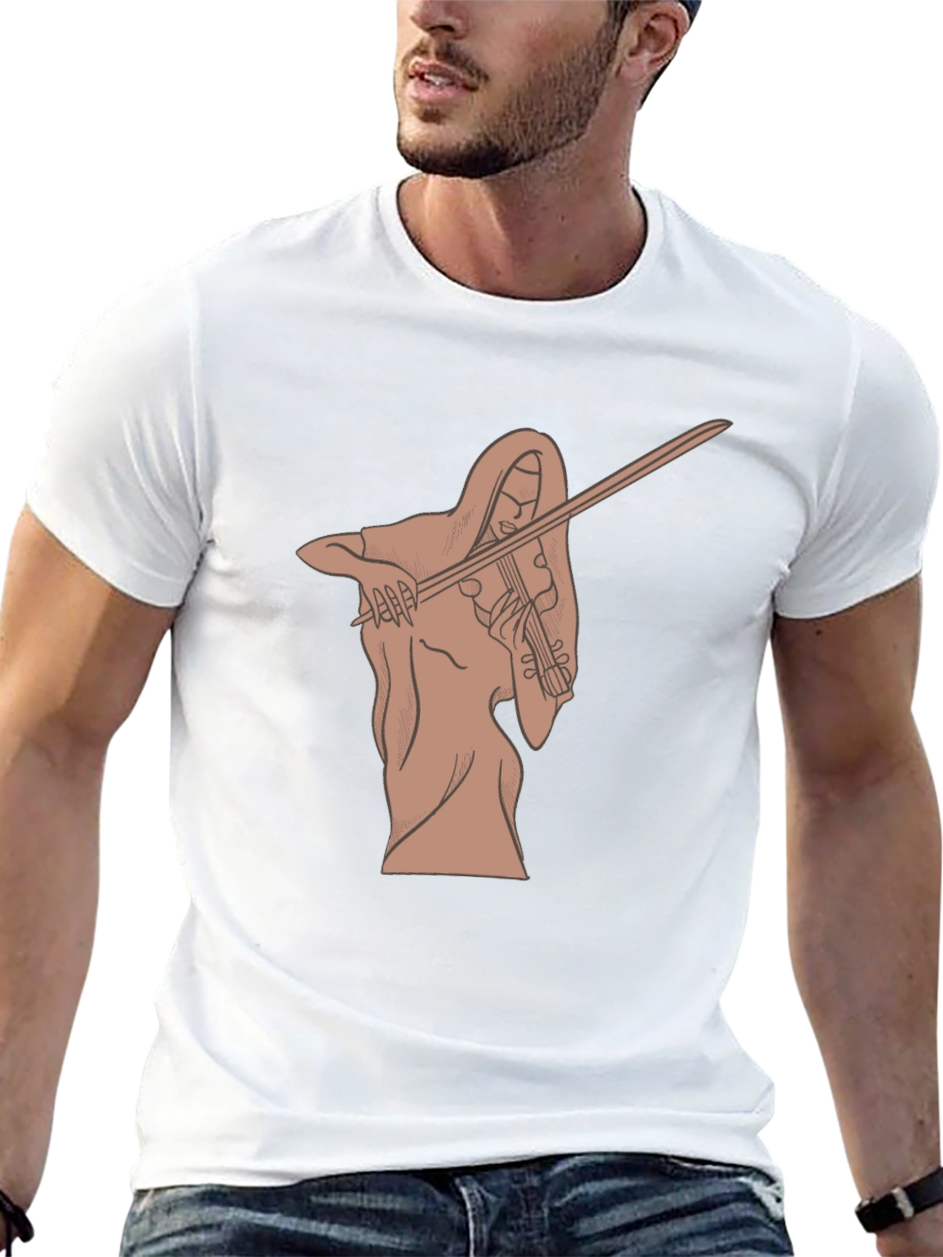 Musician Graphic Tee - Black Unisex T-Shirt