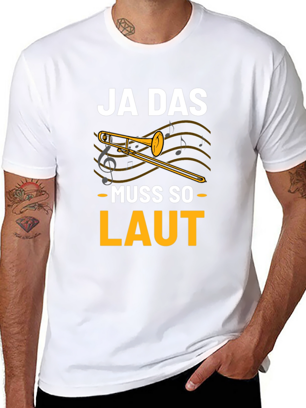 Ja Das Muss So Laut! Trombone T-Shirt