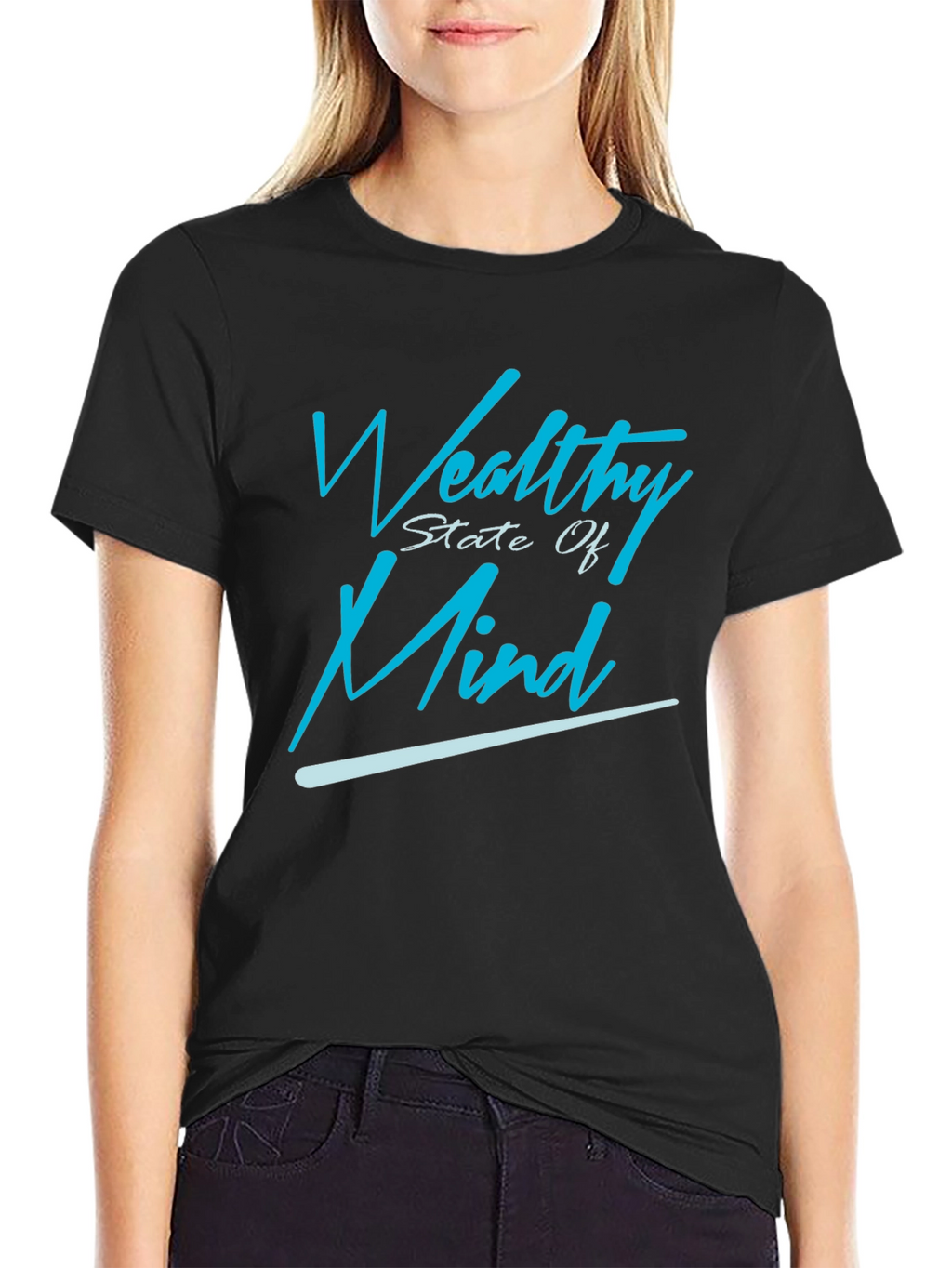 Wealthy State of Mind Graphic Tee - Black