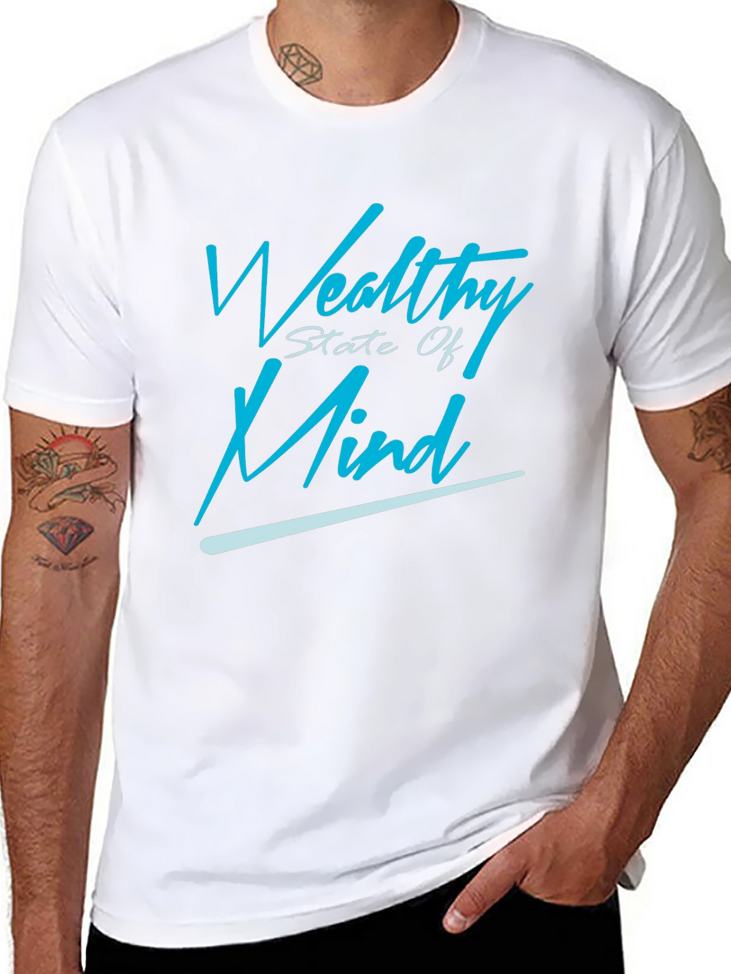 Wealthy State of Mind Graphic Tee - Black