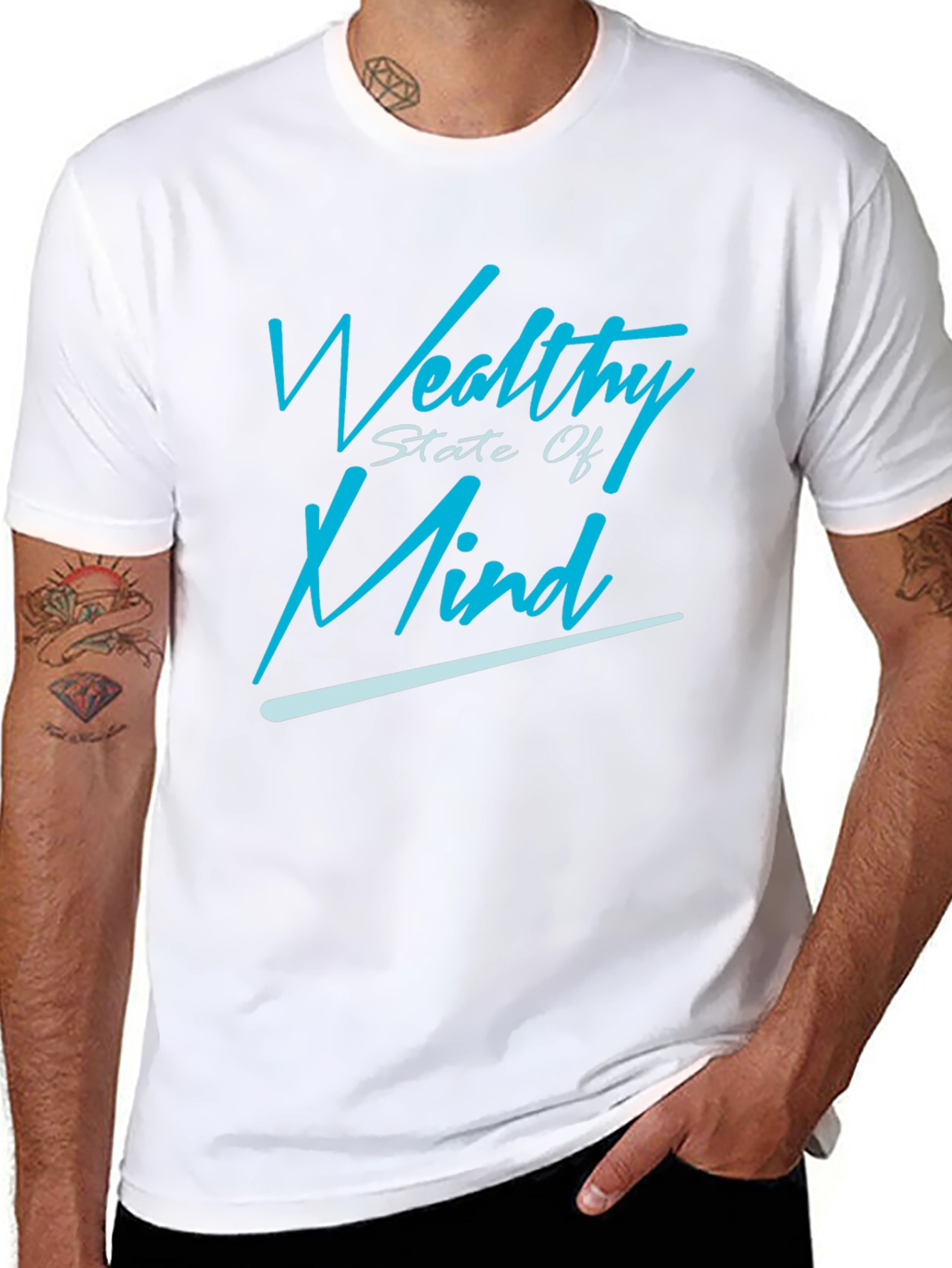 Wealthy State of Mind Graphic Tee - Black