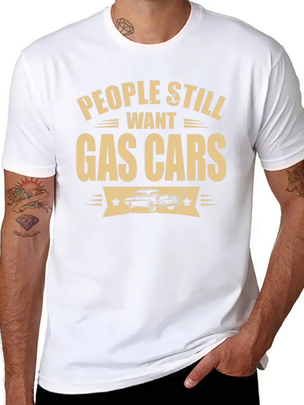 People Still Want Gas Cars Black T-Shirt