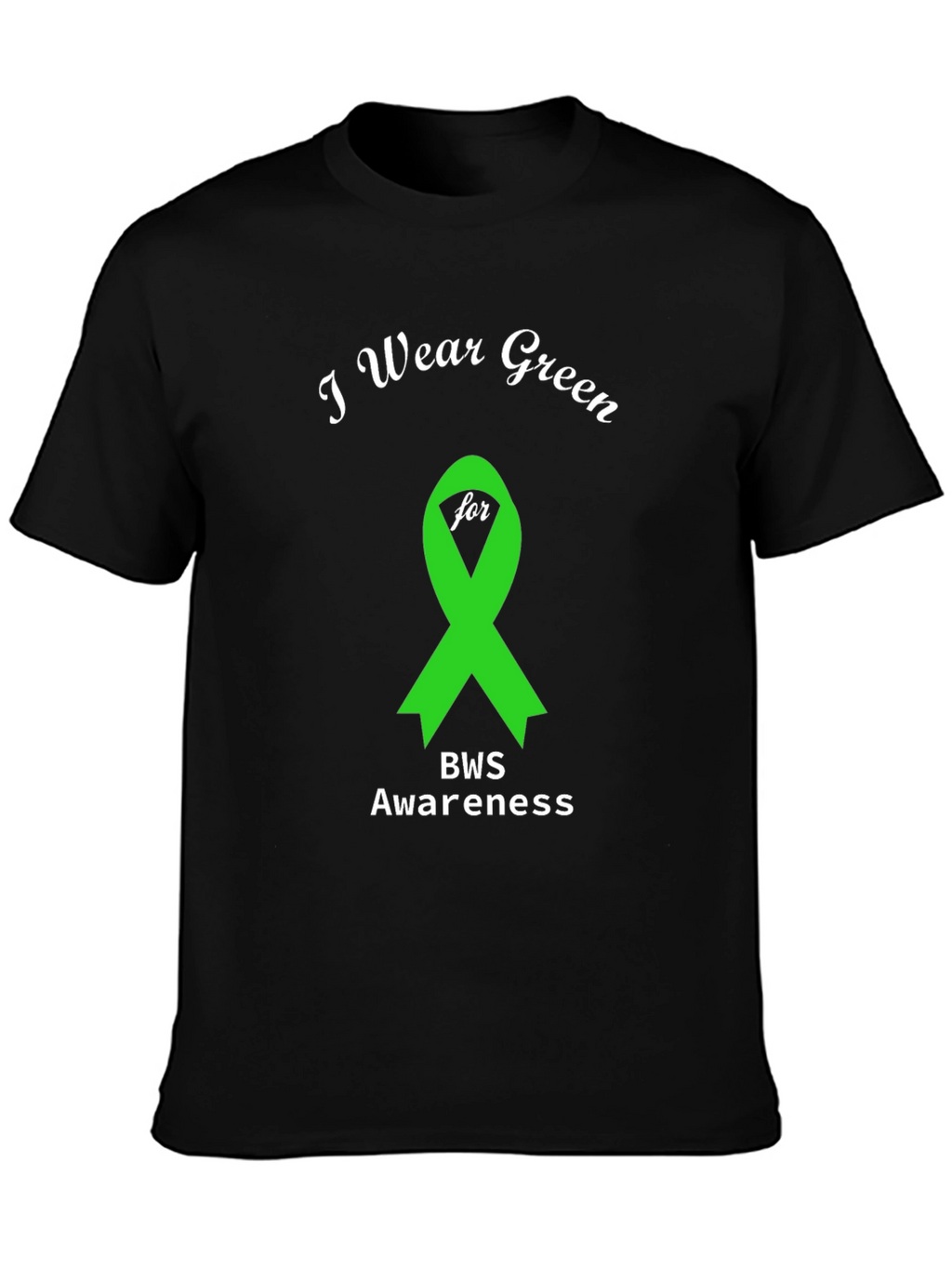 Green BWS Awareness Ribbon T-Shirt