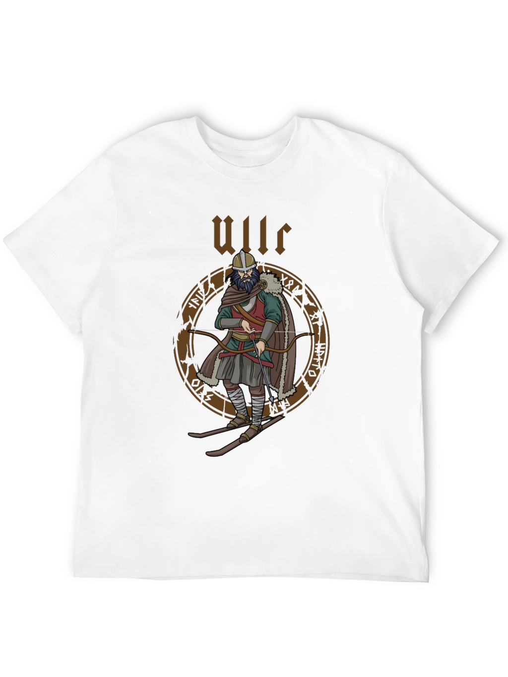 Ullr Viking T-Shirt - Norse Mythology Archer Design
