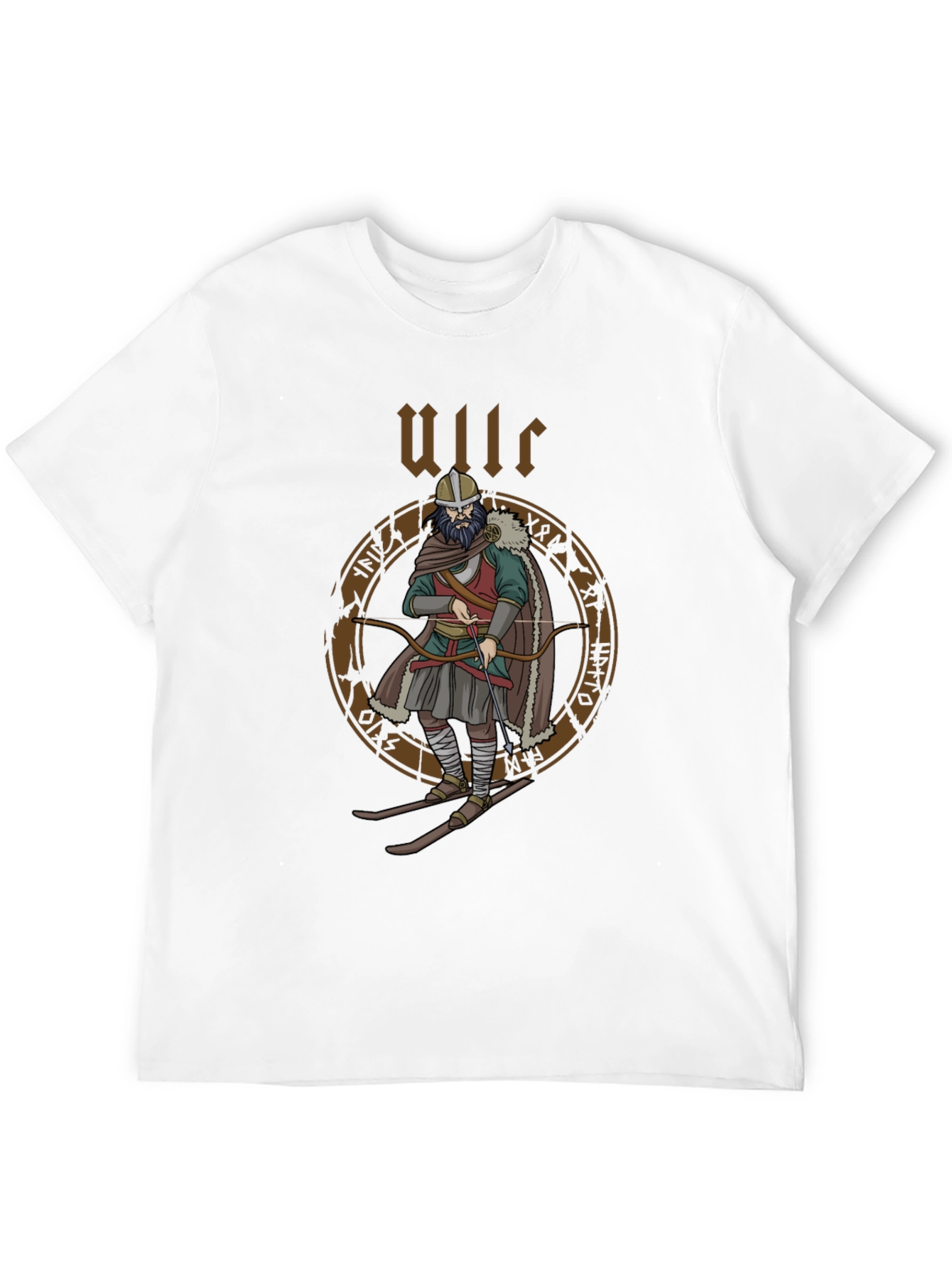 Ullr Viking T-Shirt - Norse Mythology Archer Design