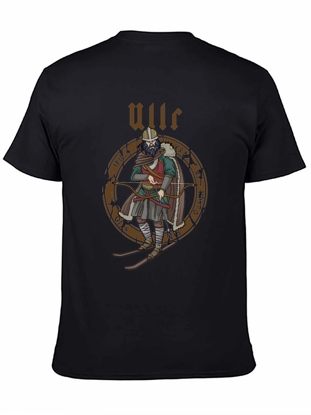 Ullr Viking T-Shirt - Norse Mythology Archer Design