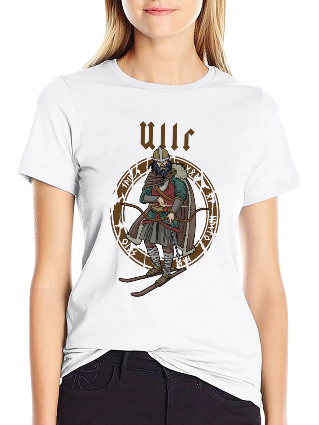 Ullr Viking T-Shirt - Norse Mythology Archer Design
