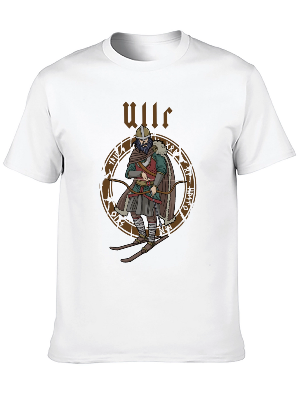 Ullr Viking T-Shirt - Norse Mythology Archer Design