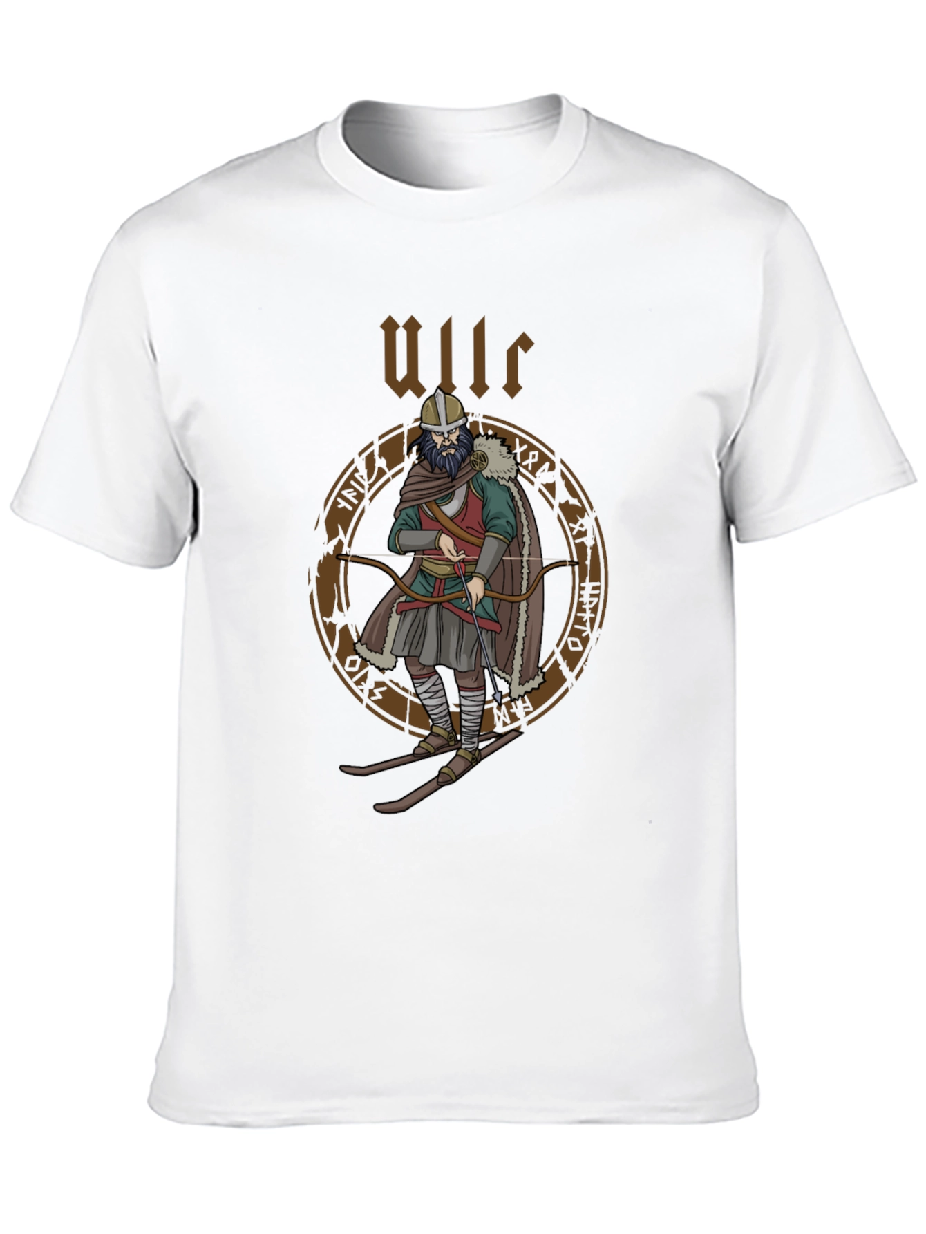 Ullr Viking T-Shirt - Norse Mythology Archer Design