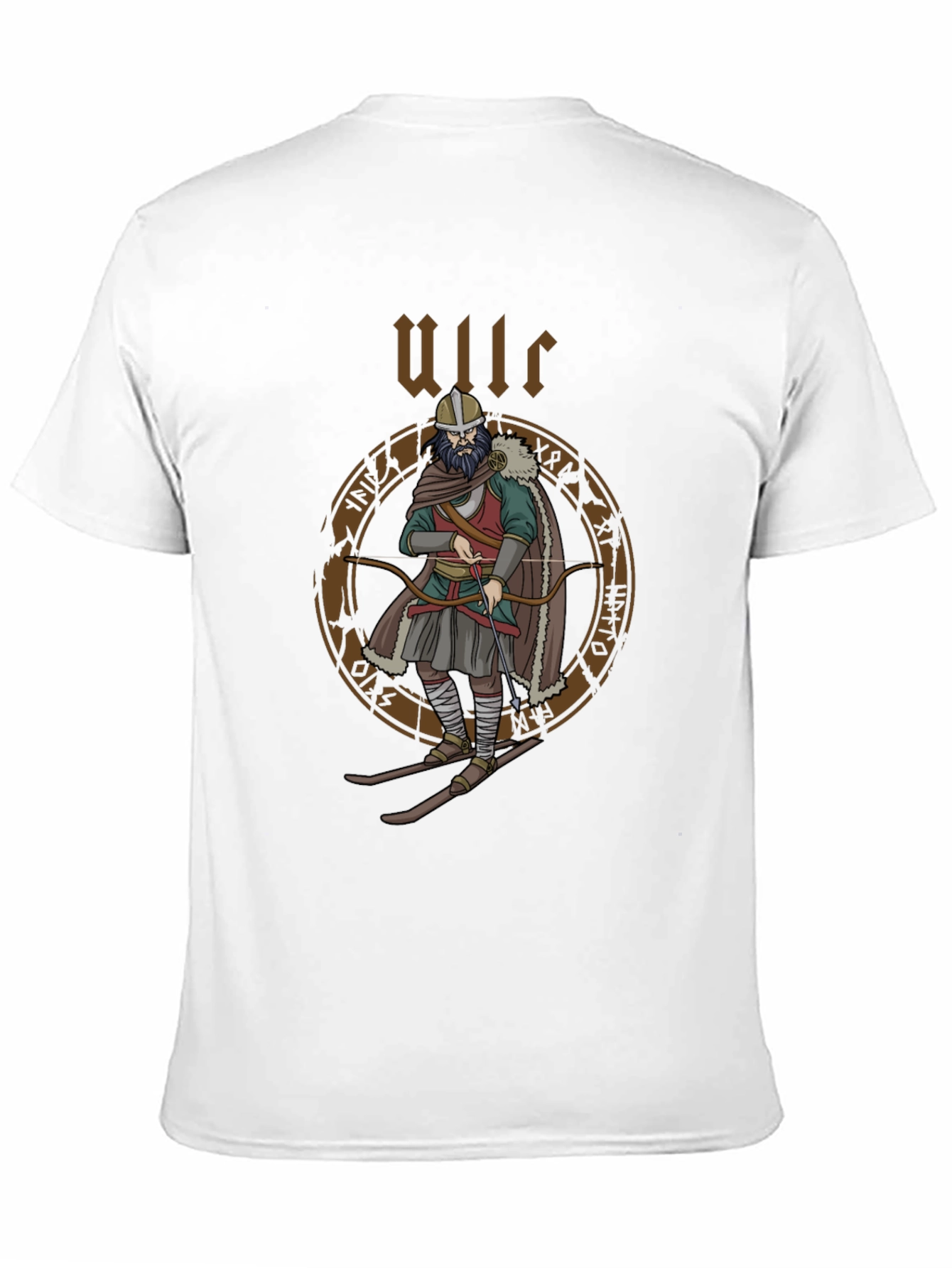 Ullr Viking T-Shirt - Norse Mythology Archer Design