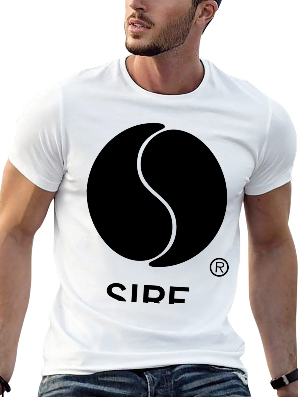 SIRE Yin Yang Graphic T-Shirt - Black