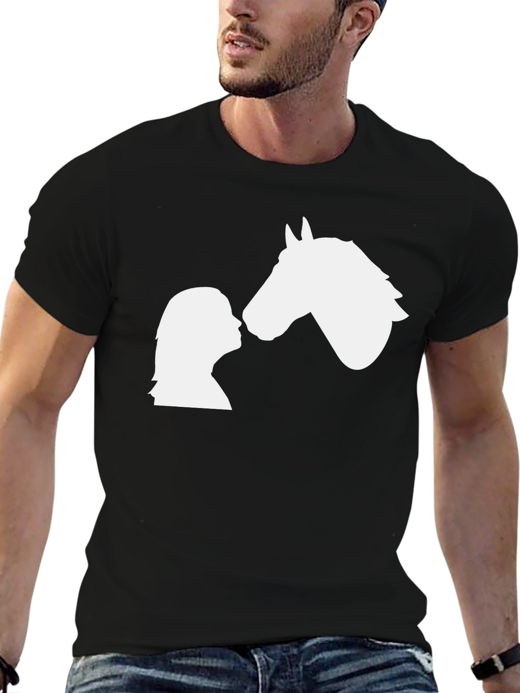 Horse Lovers Black T-Shirt