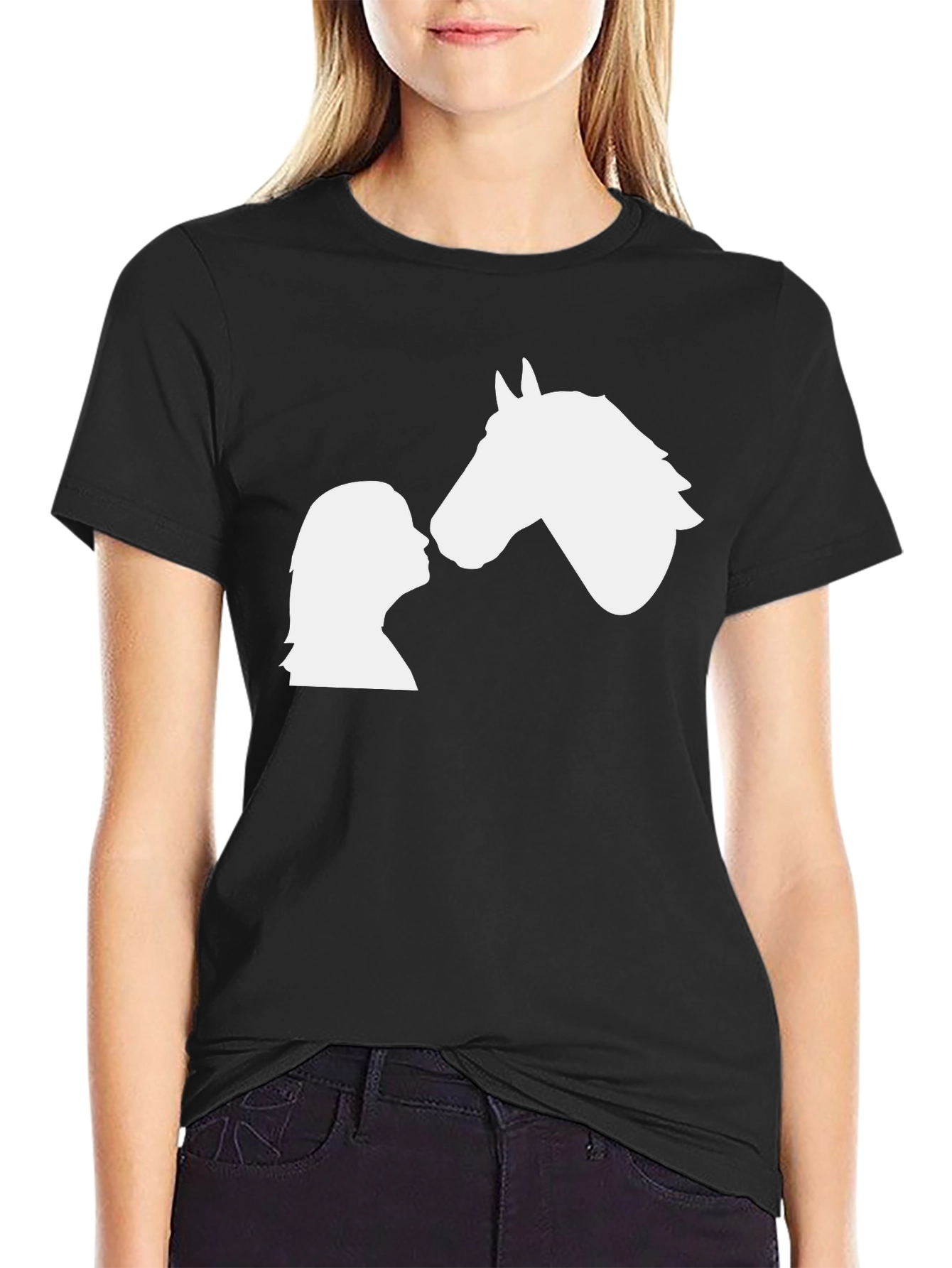 Horse Lovers Black T-Shirt