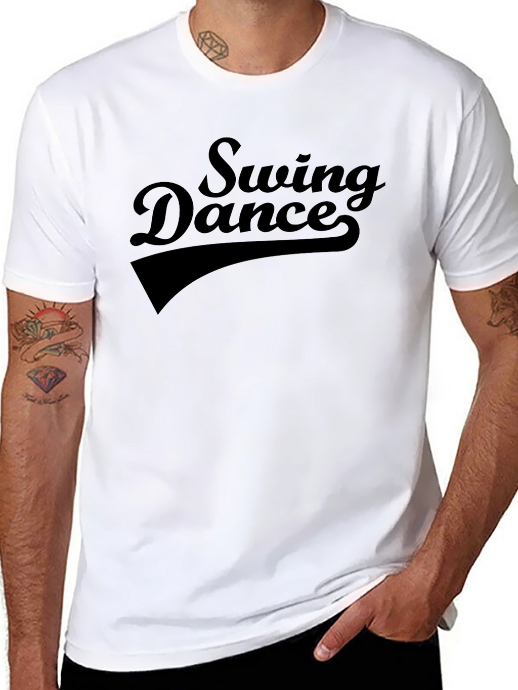 Swing Dance Graphic T-Shirt - Retro Style