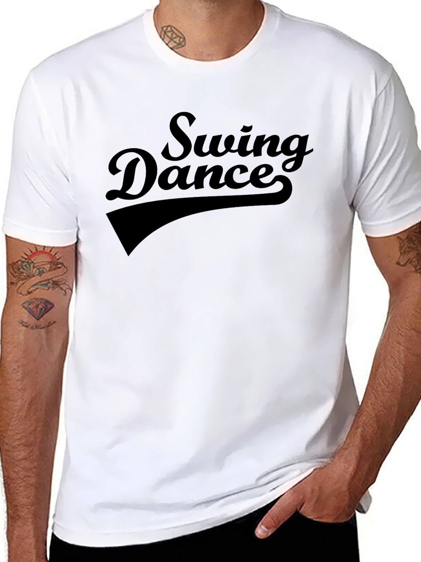 Swing Dance Graphic T-Shirt - Retro Style