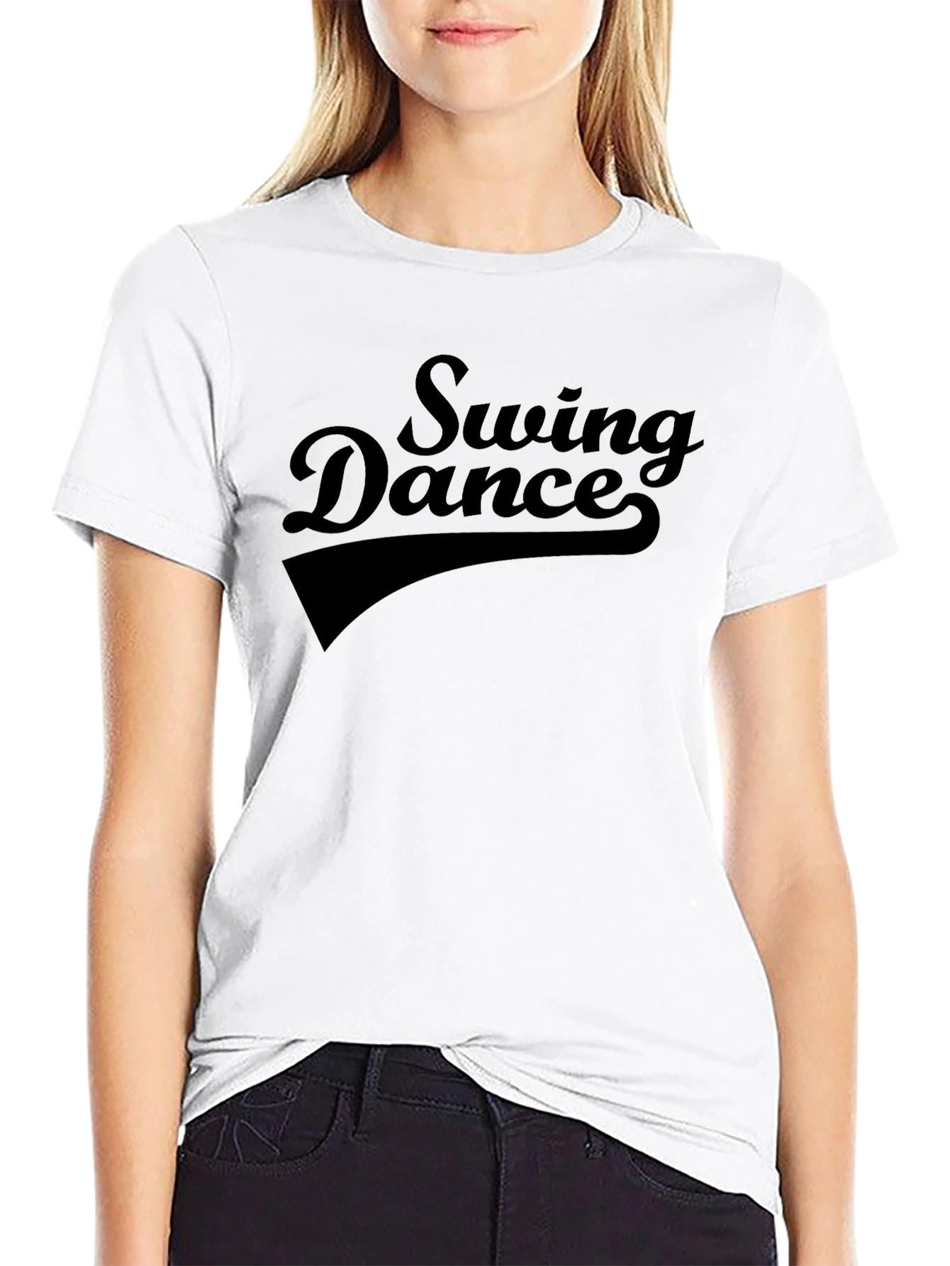 Swing Dance Graphic T-Shirt - Retro Style