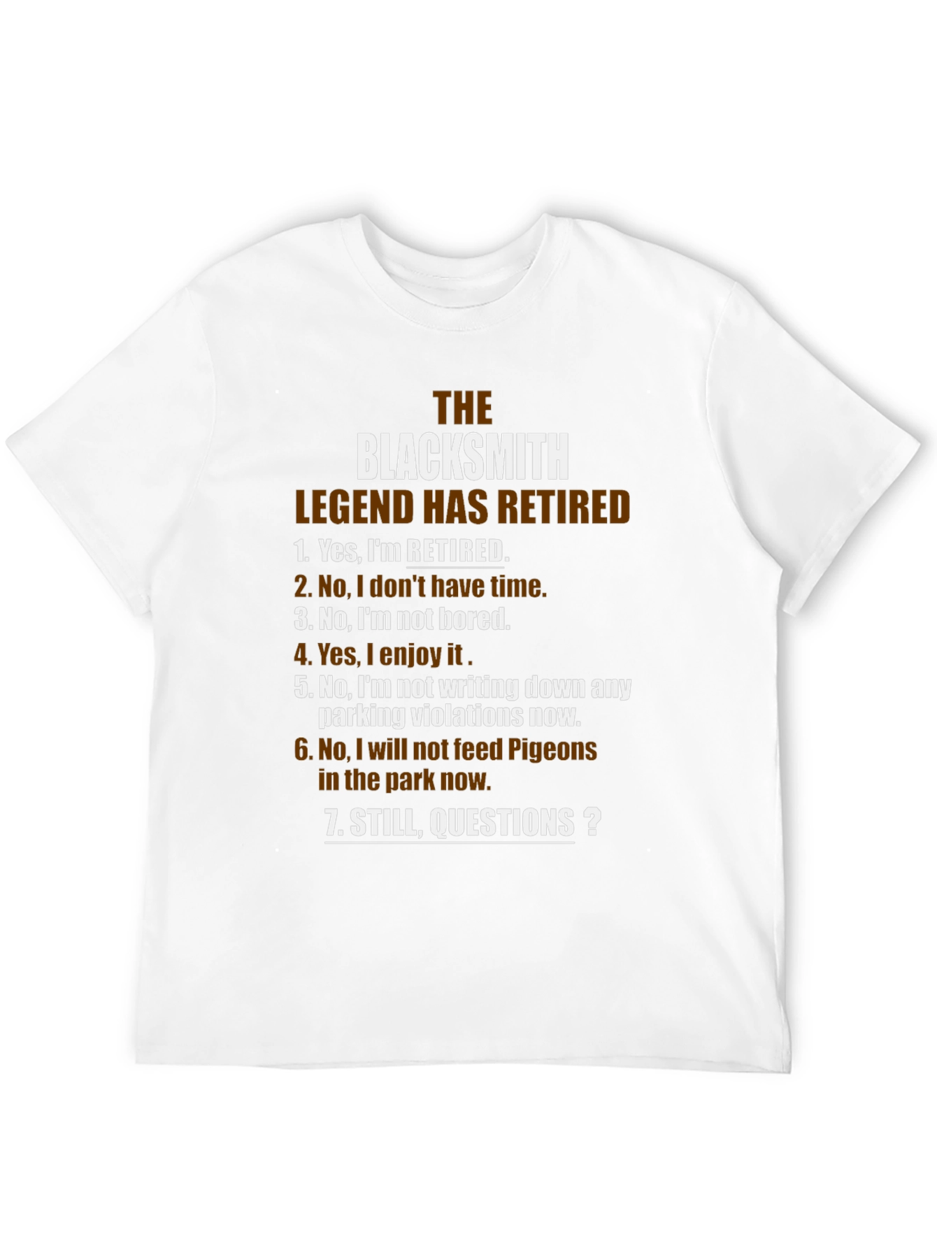 Retired Blacksmith Legend Graphic Tee