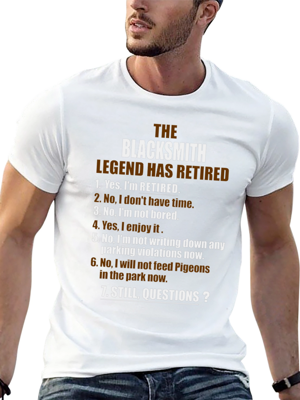 Retired Blacksmith Legend Graphic Tee