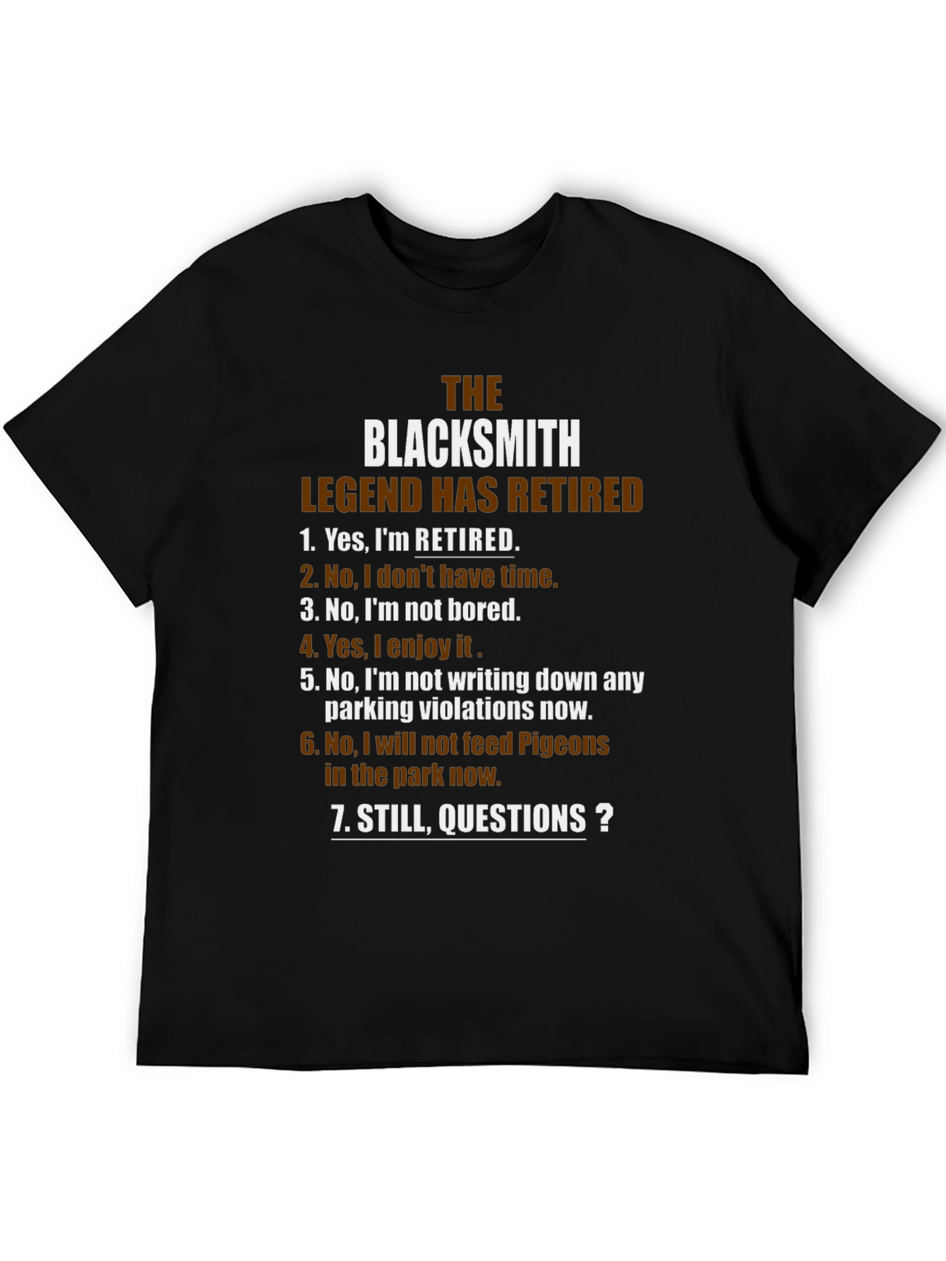 Retired Blacksmith Legend Graphic Tee