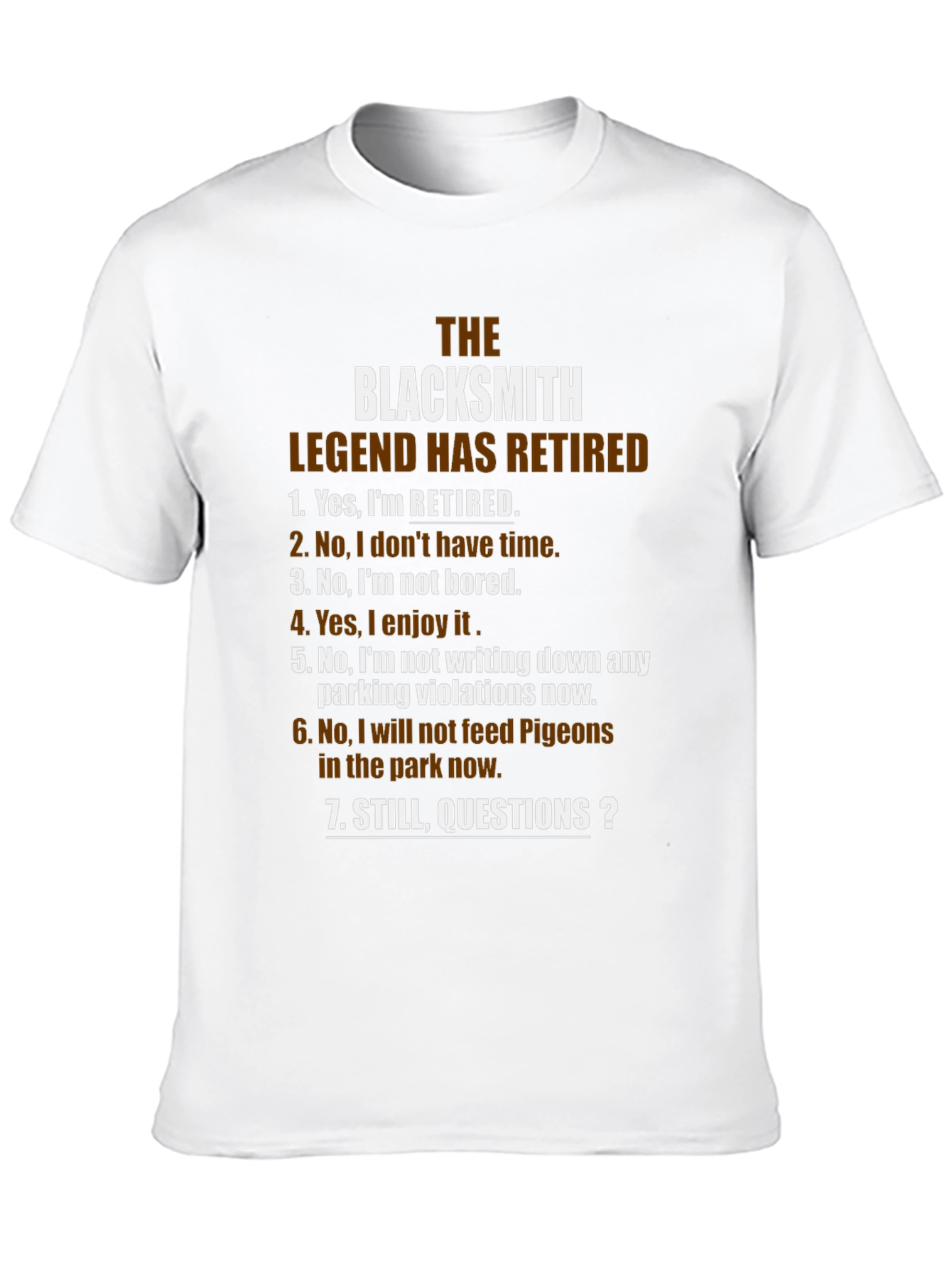 Retired Blacksmith Legend Graphic Tee