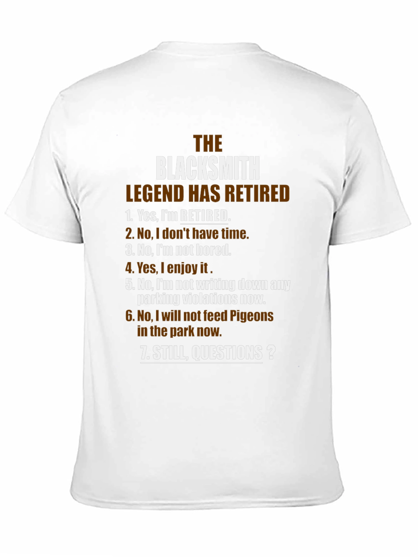 Retired Blacksmith Legend Graphic Tee