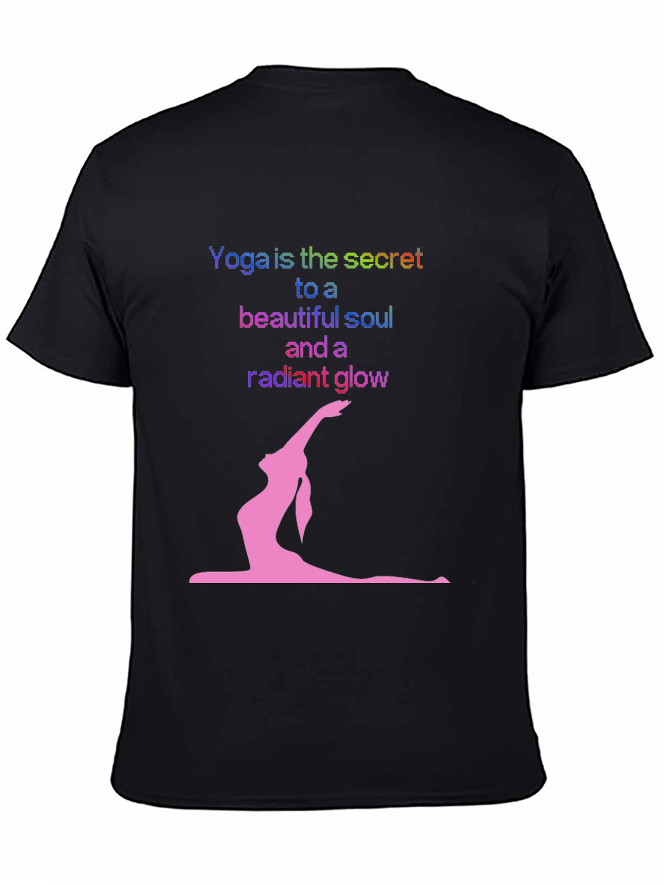 Yoga Secret Black T-Shirt