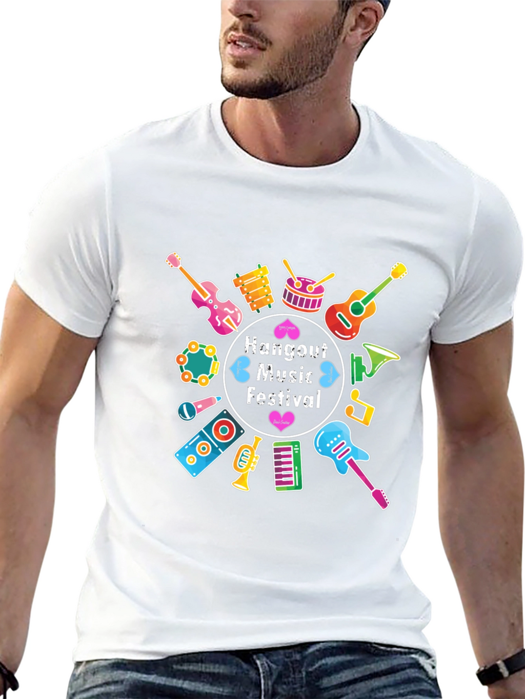 Hangout Music Festival Black T-Shirt
