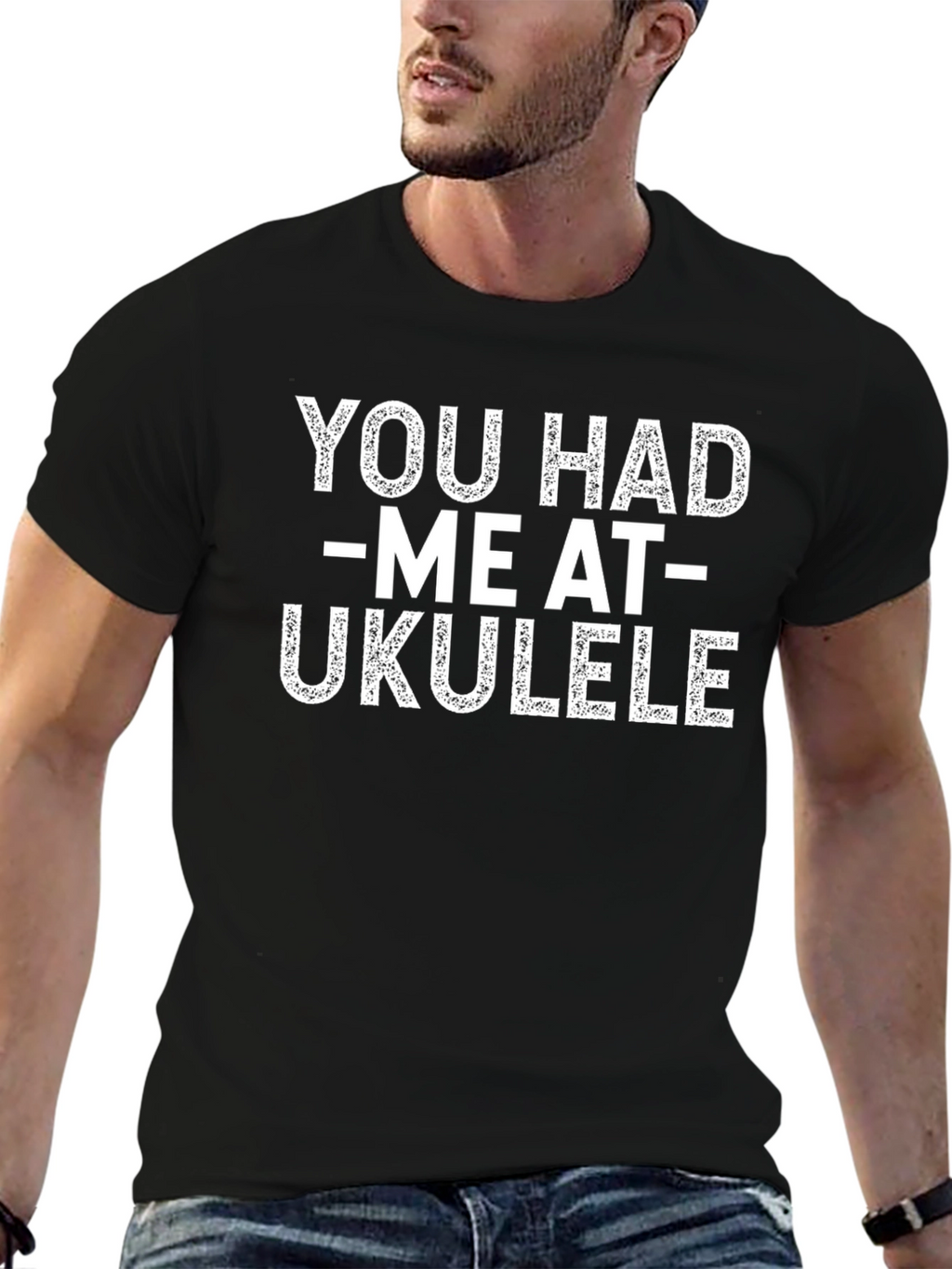 You Had Me At Ukulele Graphic T-Shirt