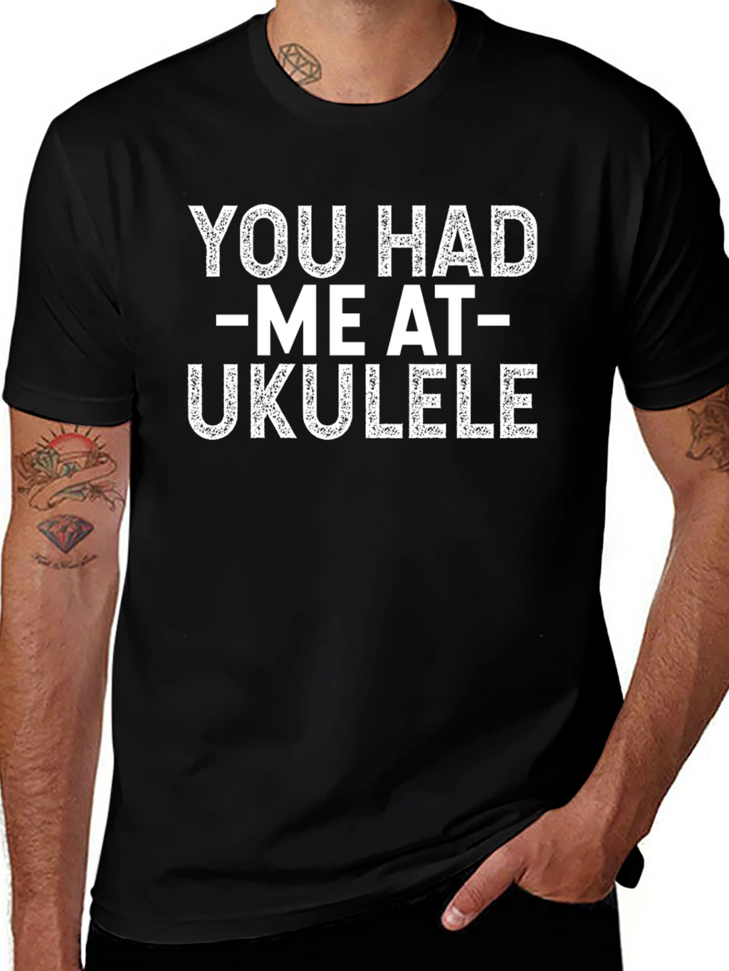 You Had Me At Ukulele Graphic T-Shirt