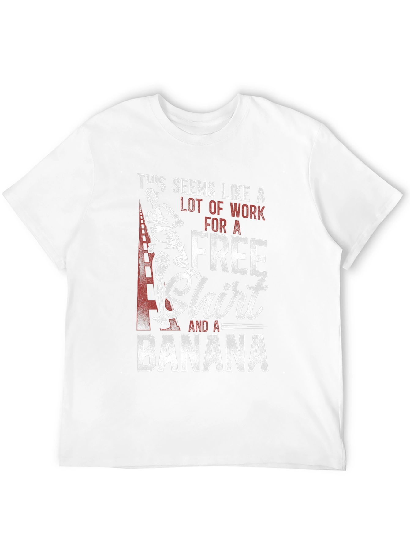 Free Shirt and a Banana Graphic Tee