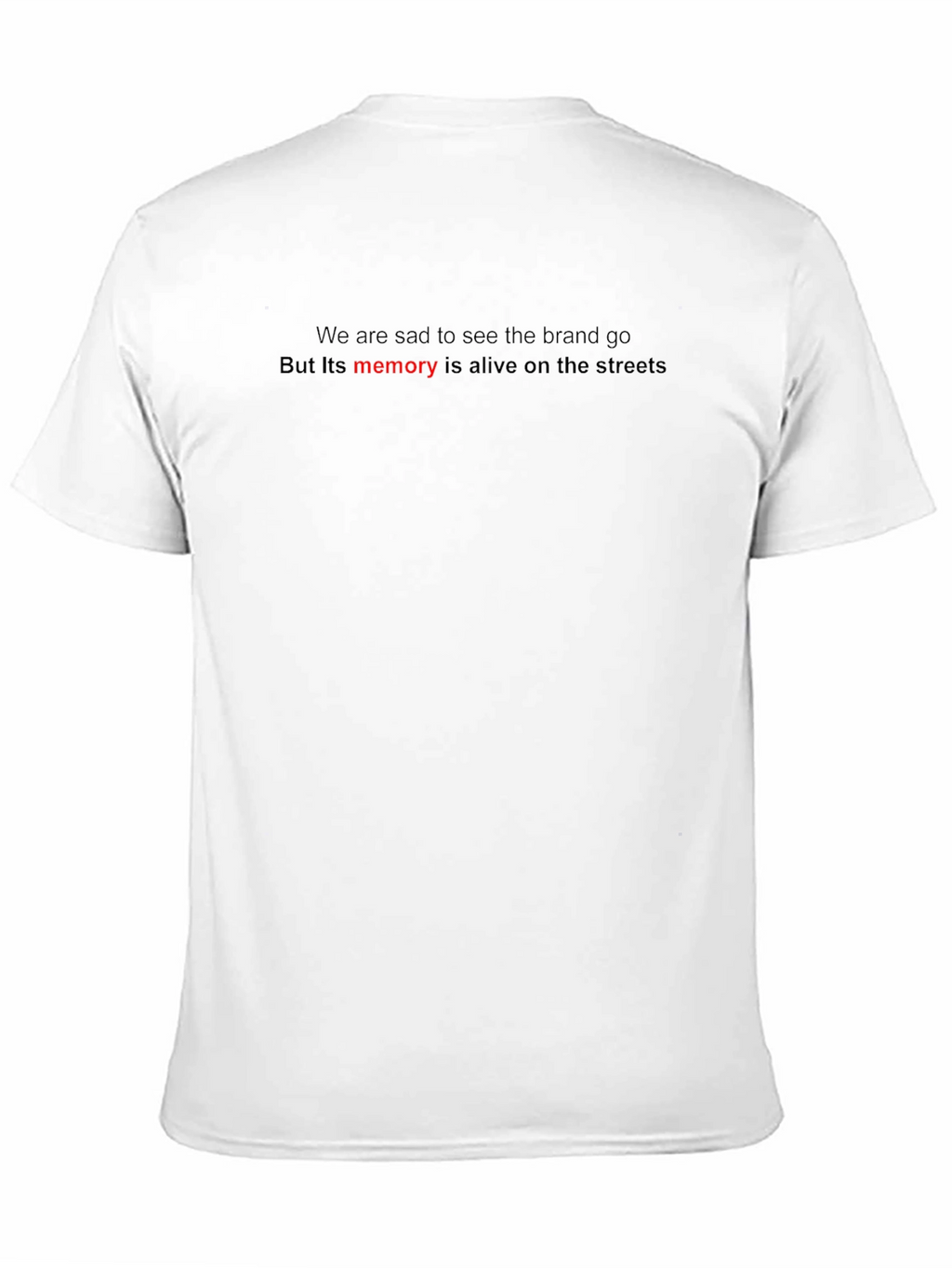 Streetwear Graphic T-Shirt - Memory Alive