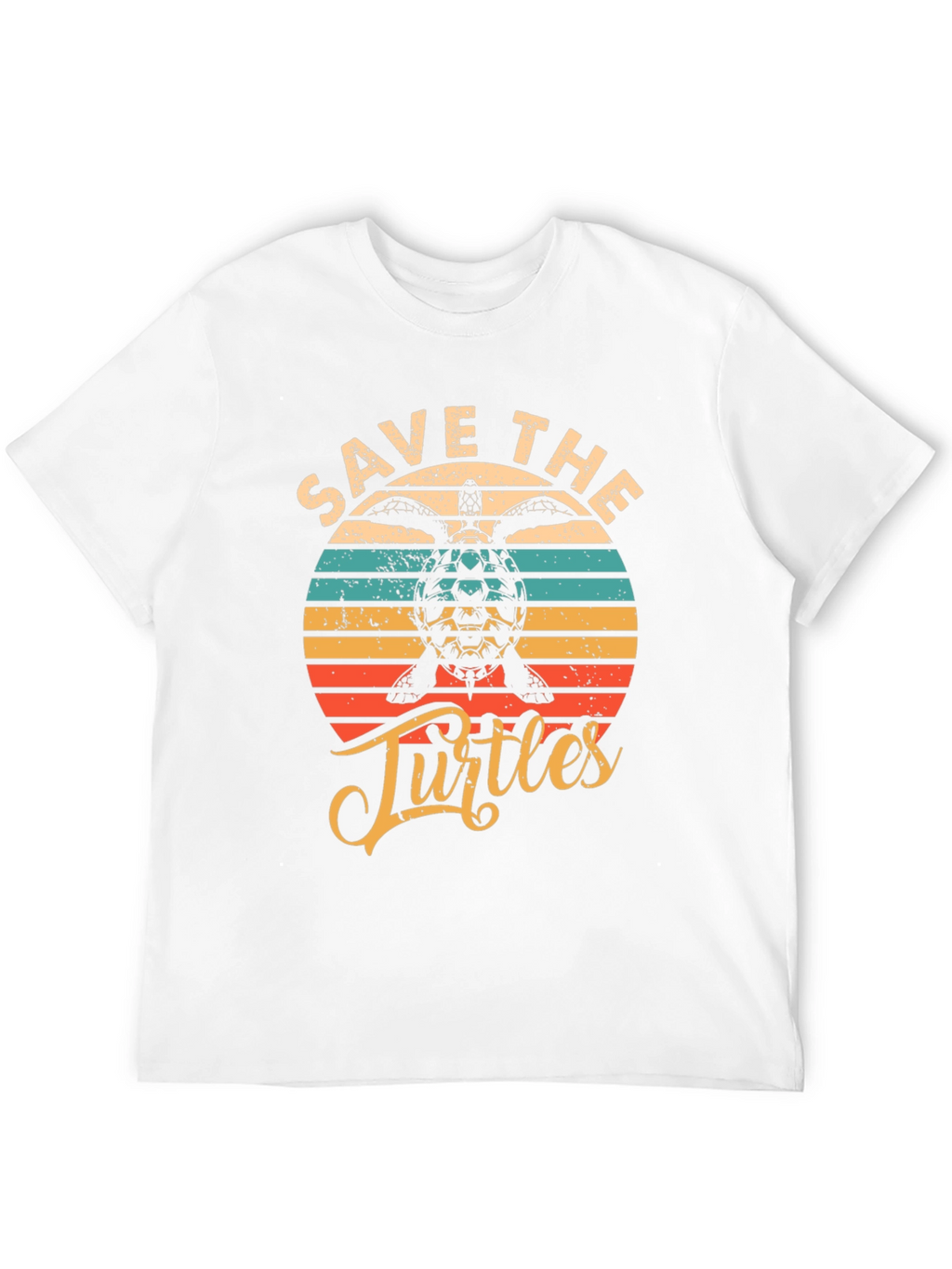 Save the Turtles Graphic Tee - Retro Style