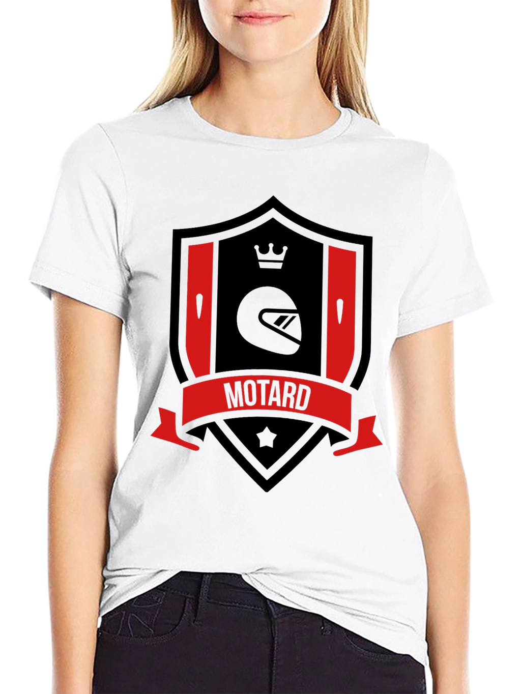 Motard Graphic Tee - Ride in Style