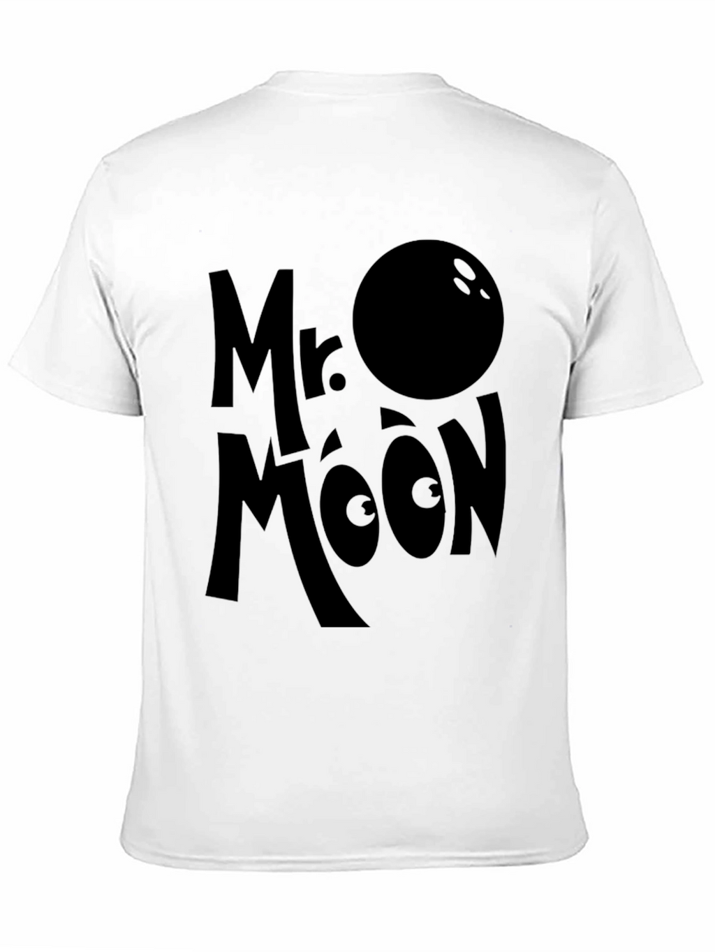 Mr. Moon Graphic Tee - Black Bowling Ball Design