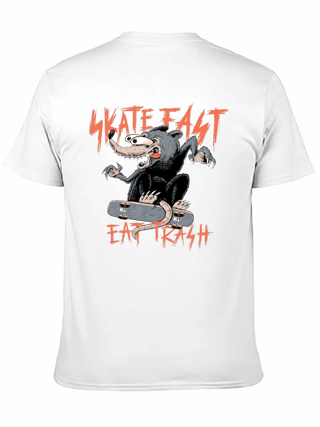 Skate Fast Eat Trash Graphic Tee