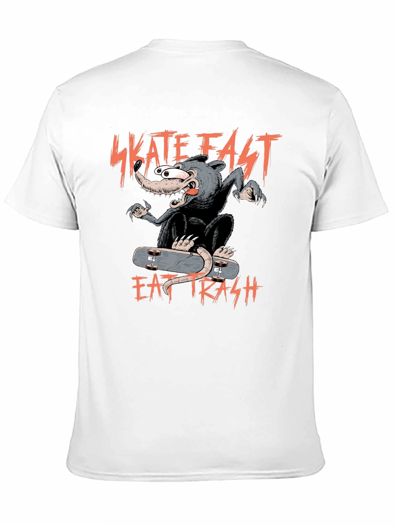 Skate Fast Eat Trash Graphic Tee
