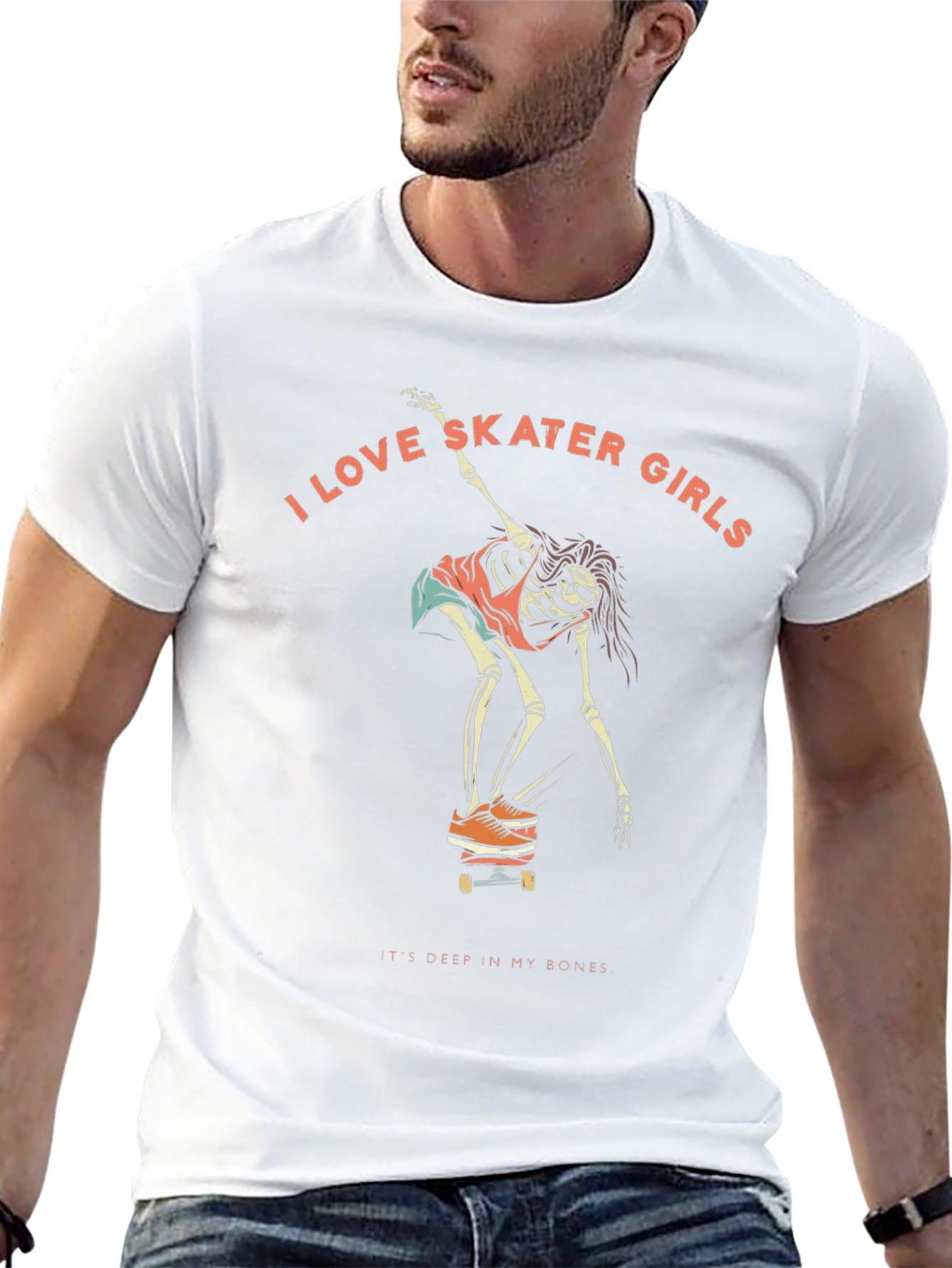 I Love Skater Girls Graphic Tee