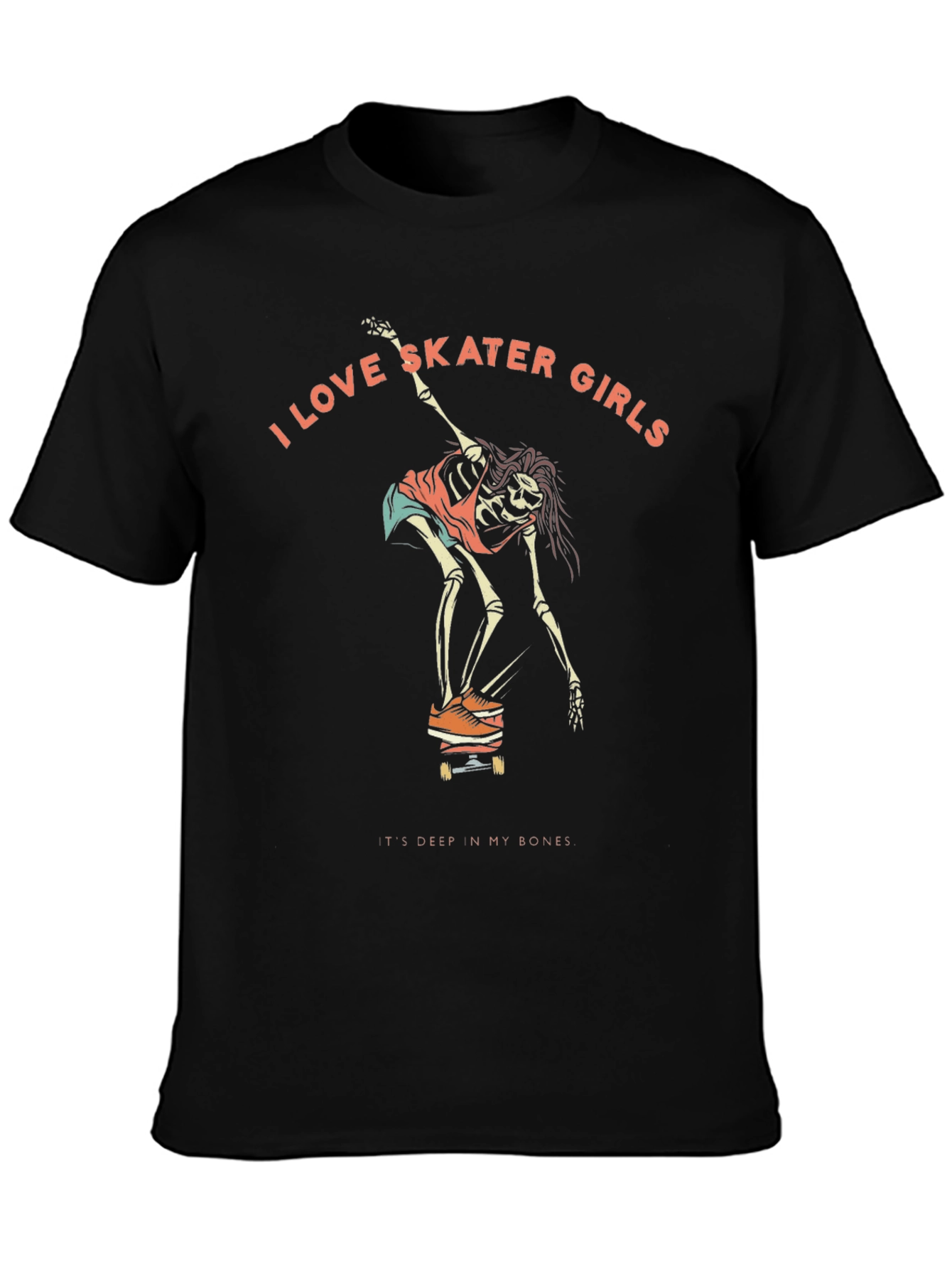 I Love Skater Girls Graphic Tee